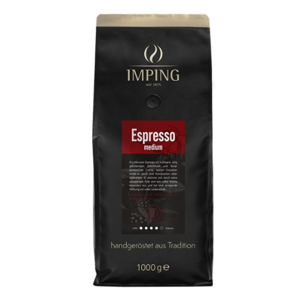 

Imping Coffee Espresso Medium - 1000г - в зернах Imping Kaffee Gmbh