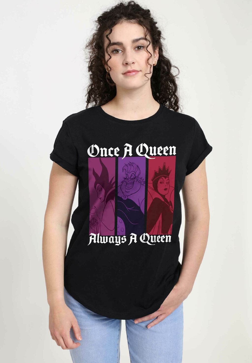 

Футболка с принтом Villains Queen Color Disney, черный