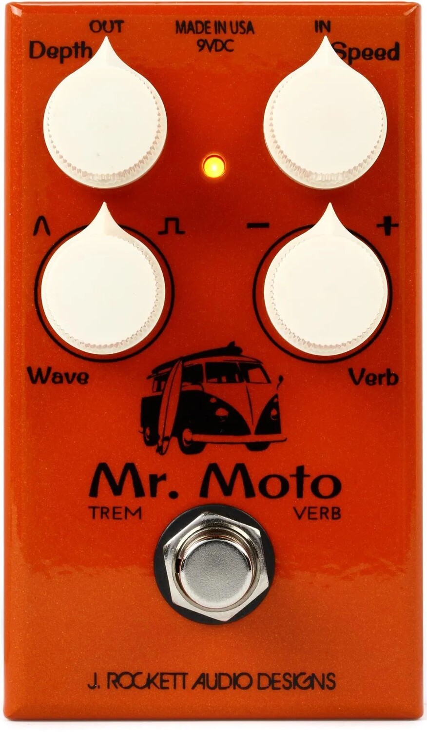 

J. Rockett Audio Designs Mr. Moto Тремоло и педаль реверберации