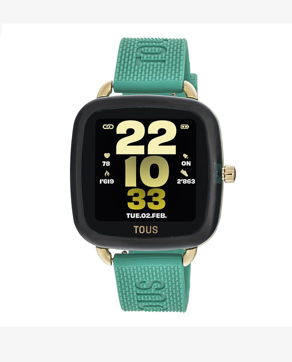 цена Умные часы D-Connec с зеленым силиконовым ремешком Tous, зеленый