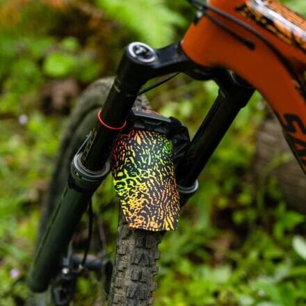 

Необычное велосипедное крыло Ground Keeper, цвет Untamed Orange/Green/Yellow/Sparkle