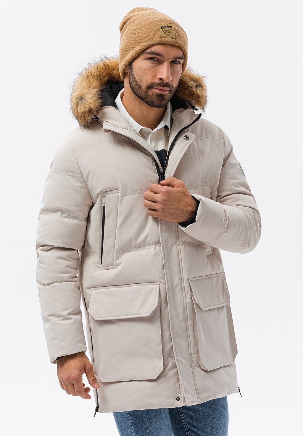 

Парка AND POCKETS Ombre, цвет cream
