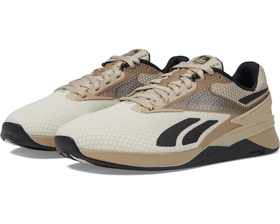 

Кроссовки Reebok Nano X3, цвет Boulder Beige/Stucco/Black
