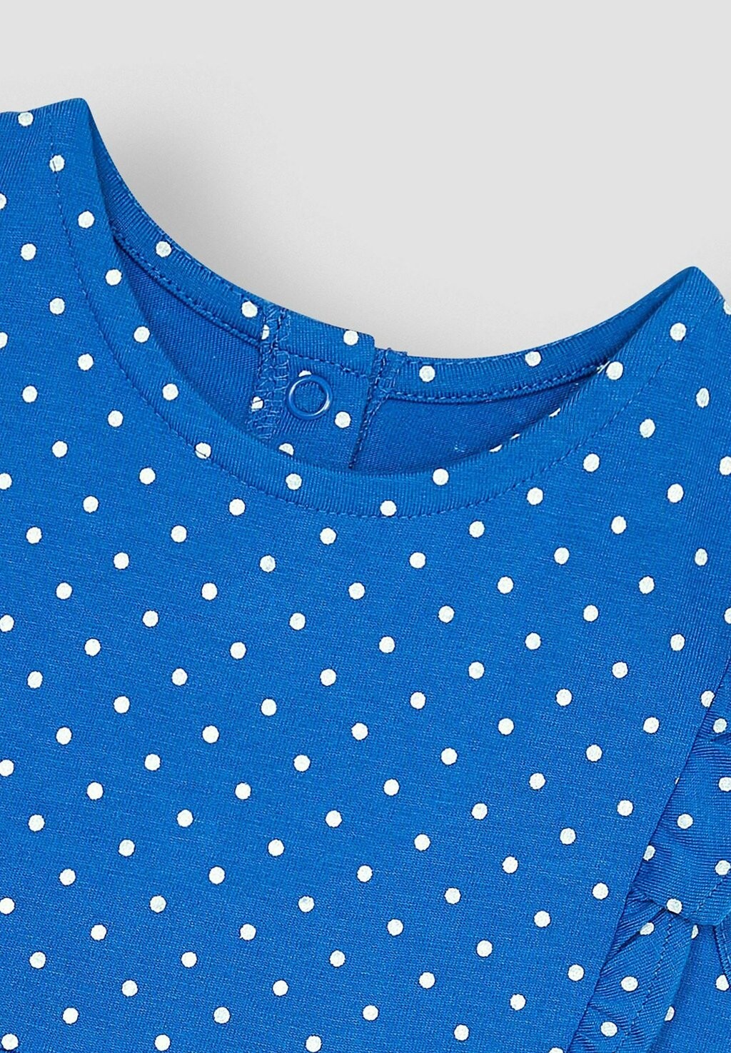 

REGULAR FIT Unicorn Appliqué Frill Shoulder Summer JoJo Maman Bébé, Платье из джерси синий