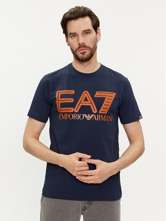 

Футболка стандартного кроя Ea7 Emporio Armani, синий