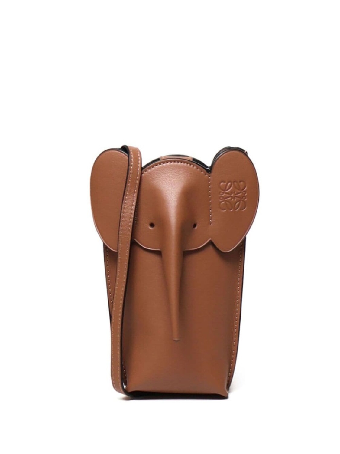 

Сумка через плечо LOEWE Elephant Pocket, коричневый