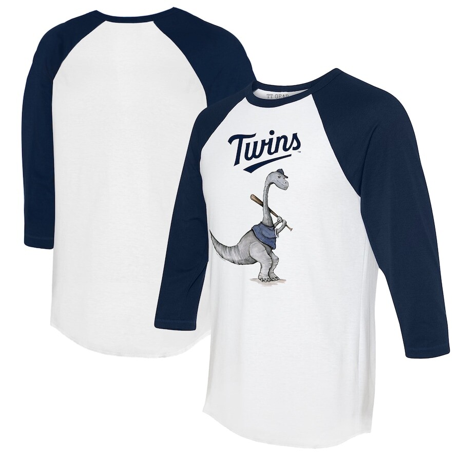 

Футболка с длинным рукавом Tiny Turnip Minnesota Twins, белый