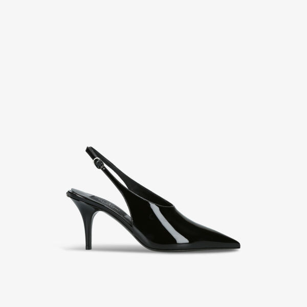 

Туфли-Лодочки Garavani slingback 80 из лакированной кожи на каблуке Valentino Garavani, черный