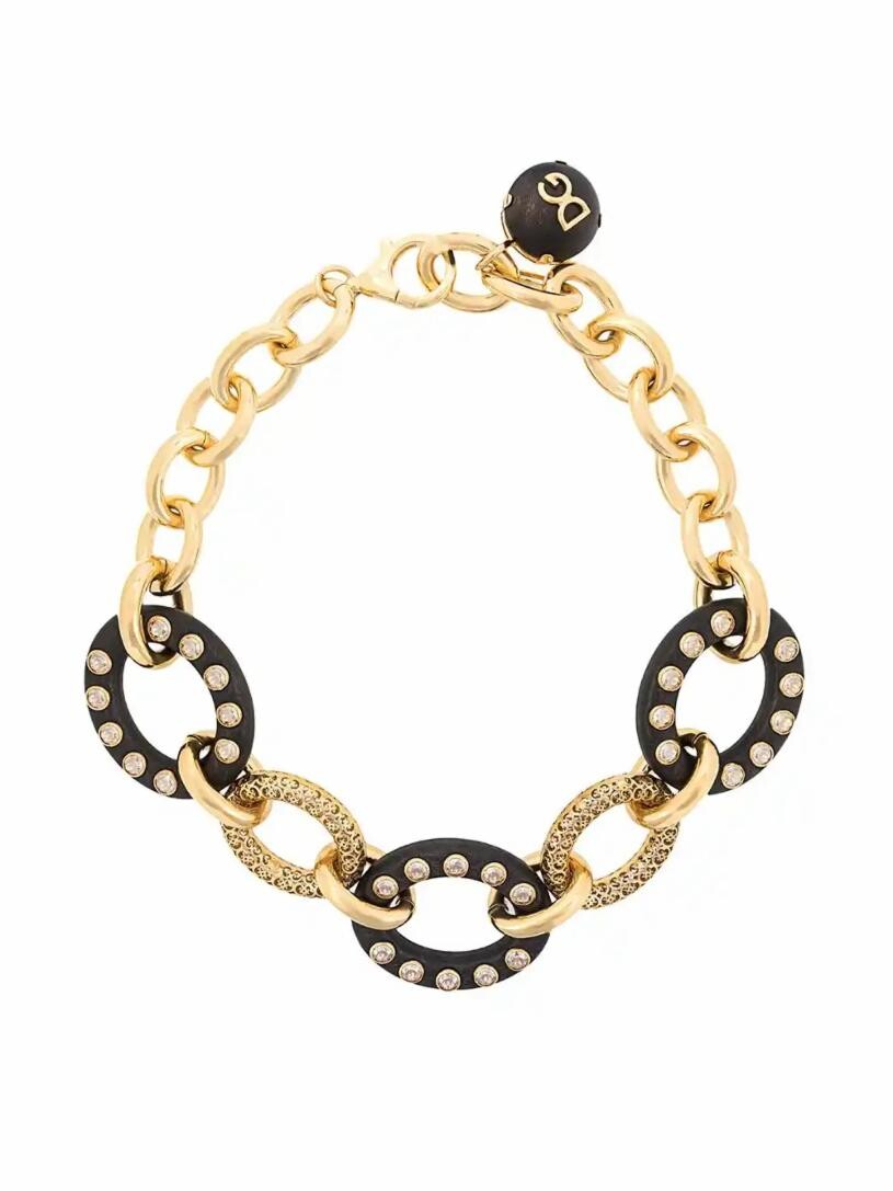 

Колье-цепочка с кристаллами Dolce&Gabbana, мультиколор
