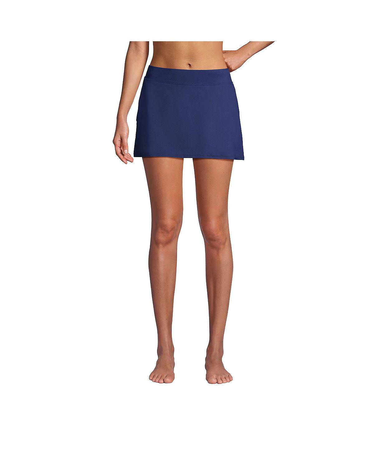 Женская юбка для плавания для миниатюрных размеров, плавки для плавания Lands' End