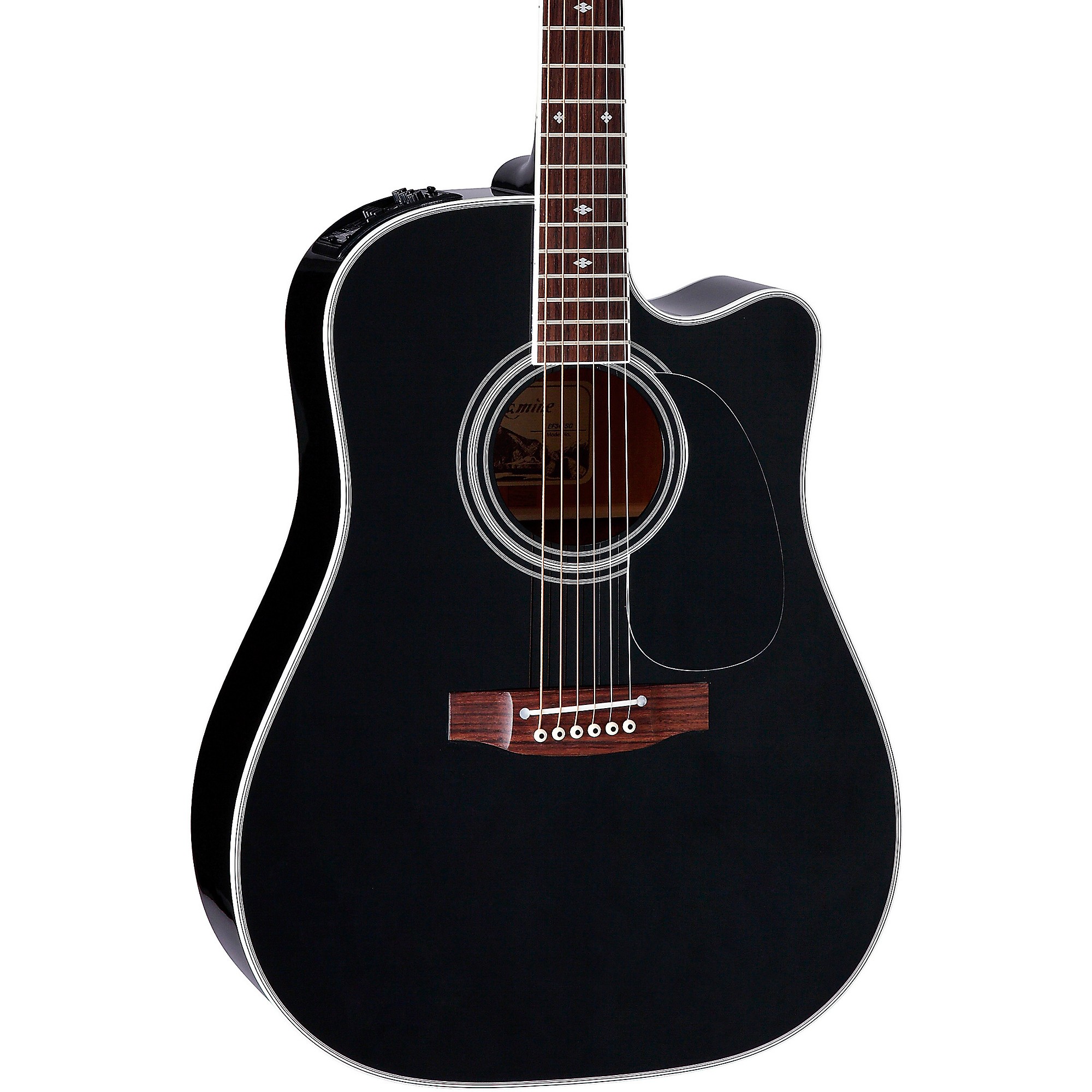 Акустически-электрическая гитара Takamine EF341SC Pro Series Dreadnought Cutaway, черная цена и фото