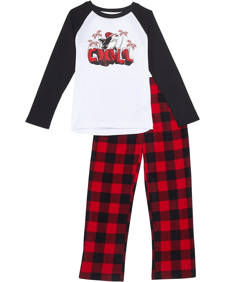 пижамный комплект hurley pajama two piece set черный Пижамный комплект Hurley Pajama Two-Piece Set, цвет Gym Red