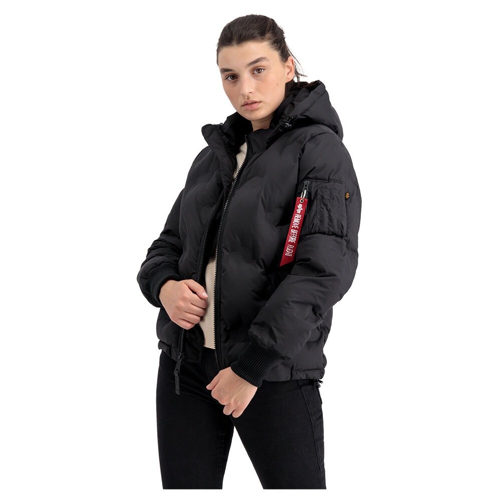 

Куртка Alpha Industries Logo Puffer, черный