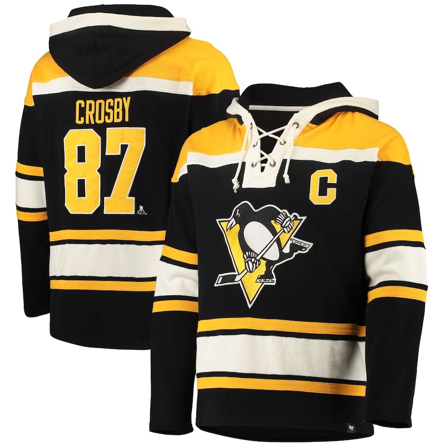 

Пуловер с капюшоном 47 Pittsburgh Penguins, черный