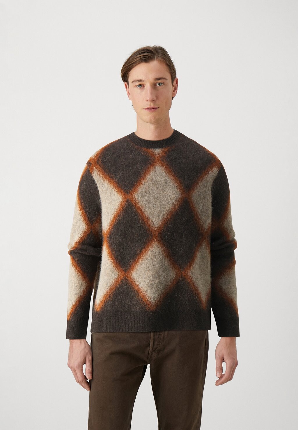 

Вязаный свитер VIPER AllSaints, цвет bitter brown