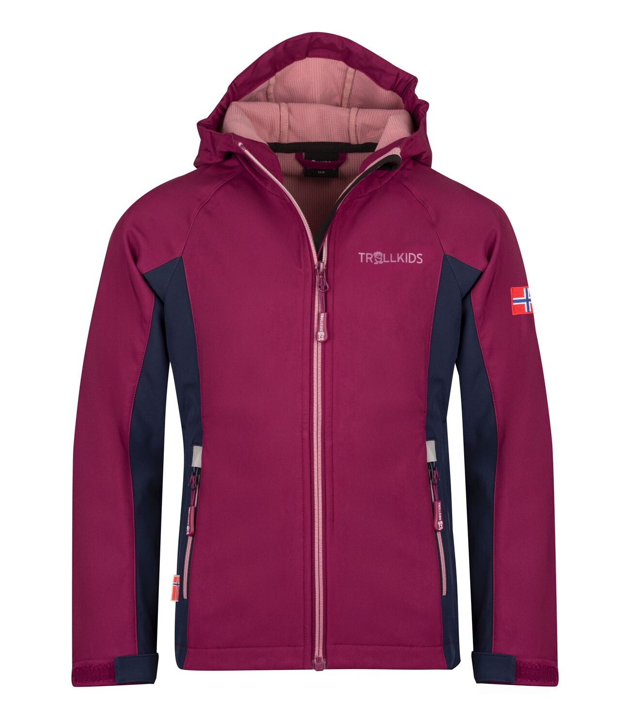 

Куртка софтшелл Trollkids Softshell Jacke Kristiansand, цвет Pflaume/Marineblau/Violett