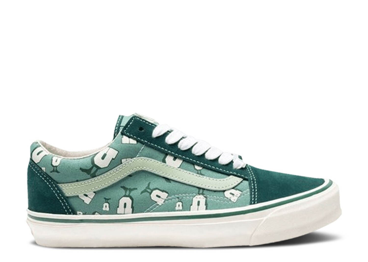 

Кроссовки Vans Undefeated X Og Old Skool Lx 'U-Man - Bistro Green', зеленый