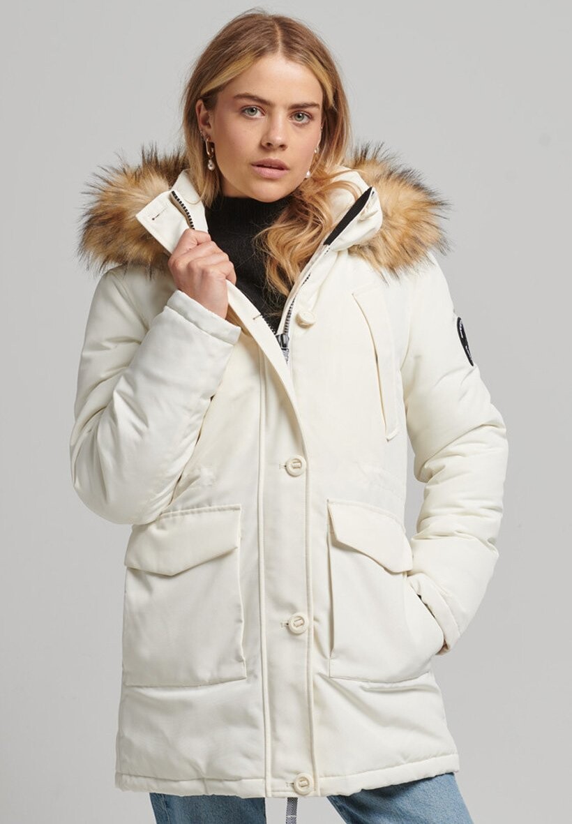 

Зимнее пальто Superdry, белый