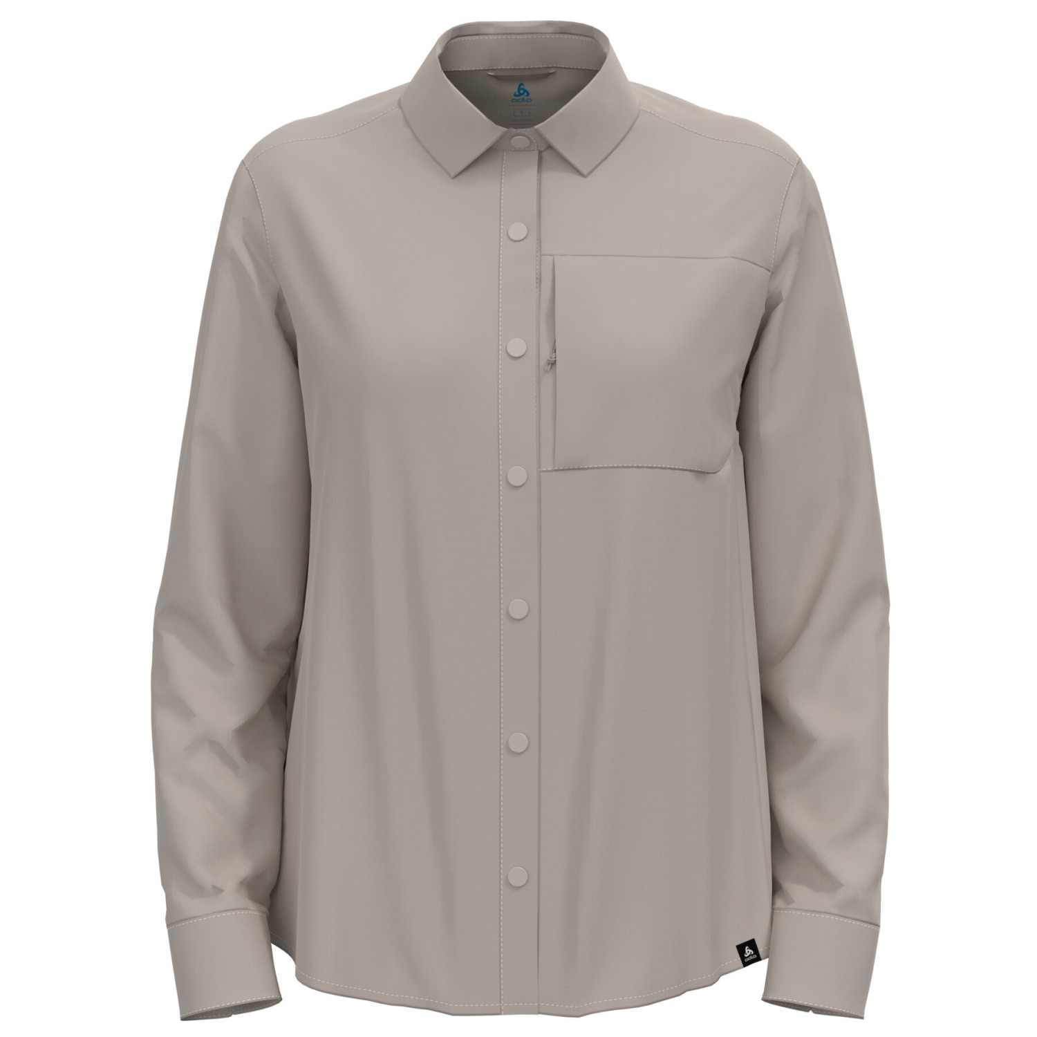 Блузка Odlo Women's Essential Shirt L/S, цвет Silver Cloud