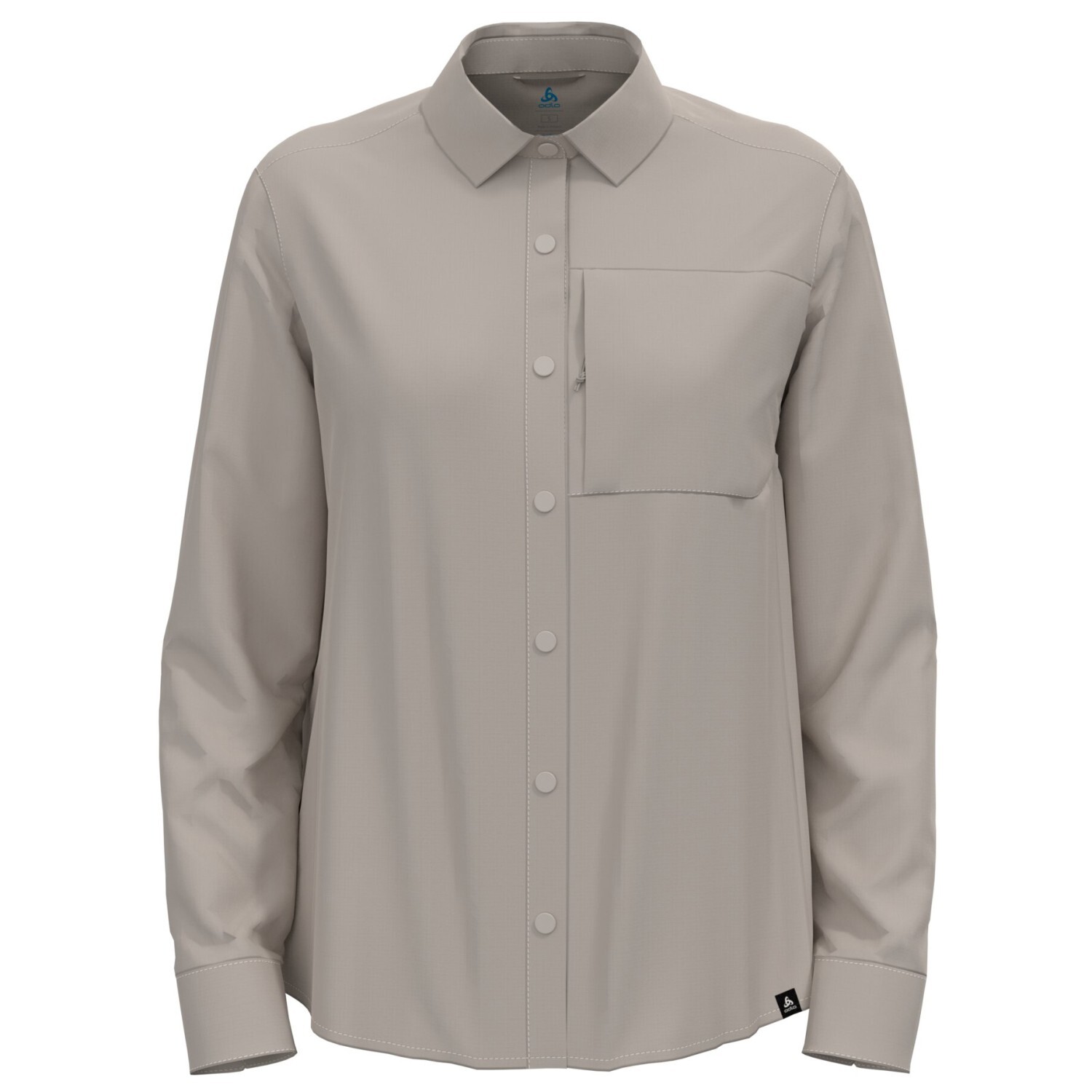 

Блузка Odlo Women's Essential Shirt L/S, цвет Silver Cloud