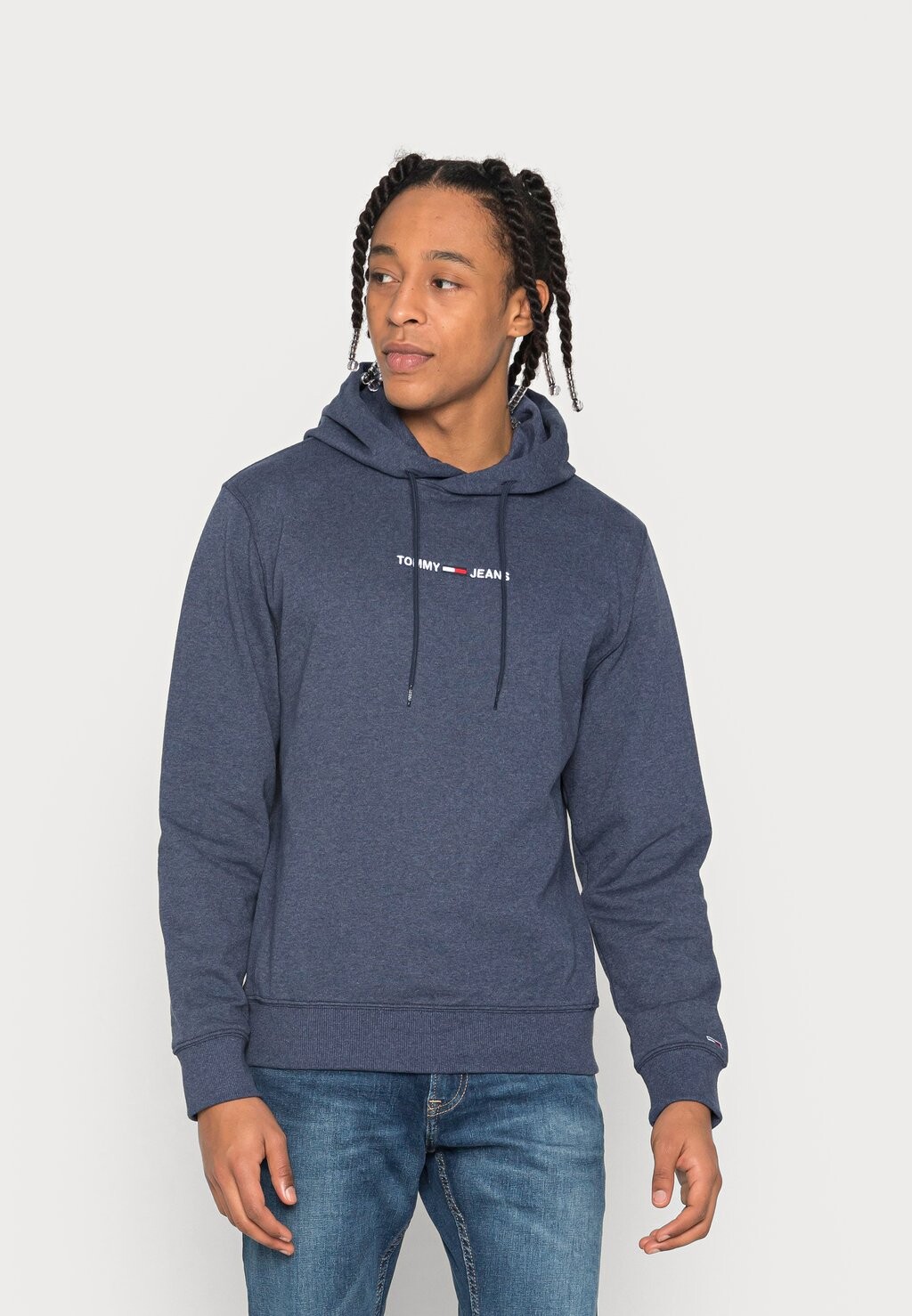 

Толстовка STRAIGHT LOGO Tommy Jeans, темно-синий