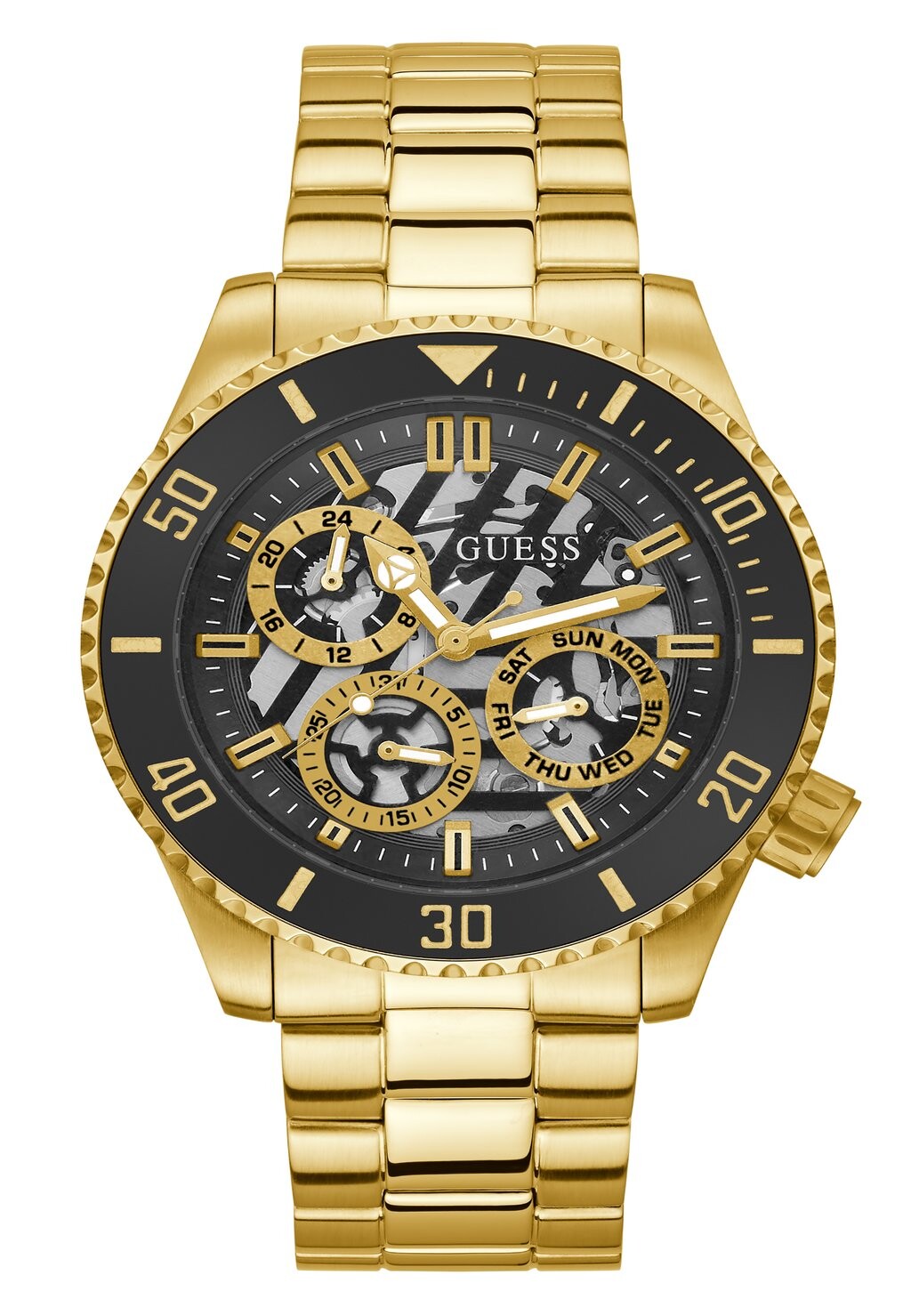 

Хронограф Axle Guess, золотой
