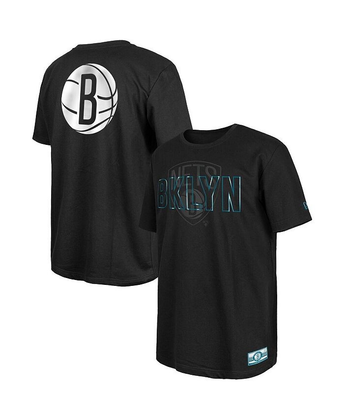 

Мужская черная футболка Brooklyn Nets 2023/24 City Edition Elite Pack New Era, черный