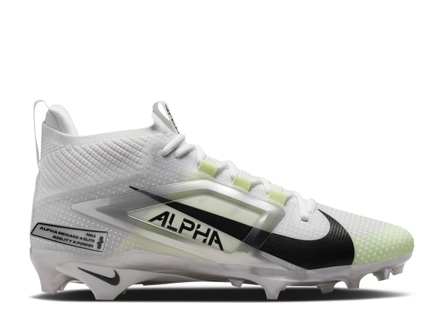 

Кроссовки Nike Alpha Menace 4 Elite 'White Black', белый