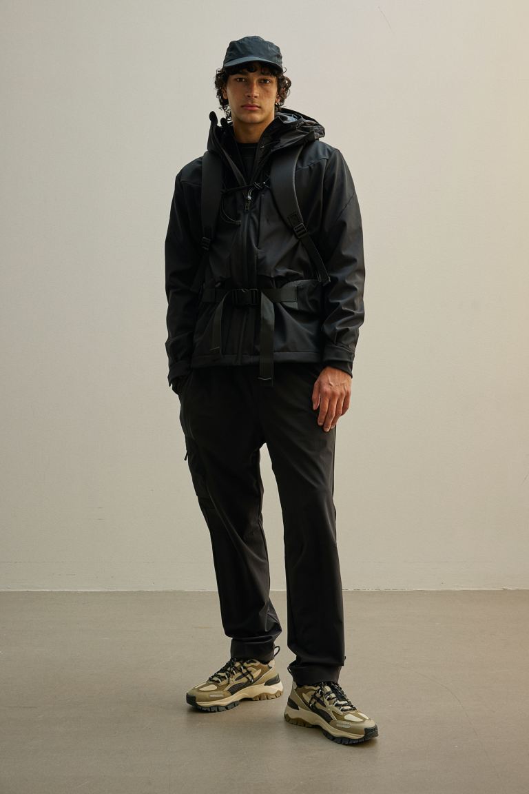 Водоотталкивающие походные брюки H&M, черный