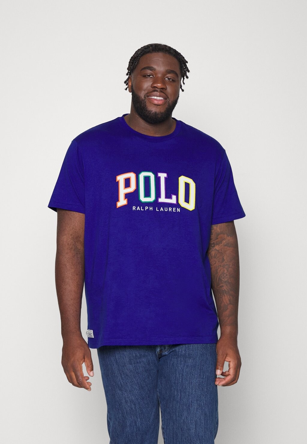 

Футболка с принтом Polo Ralph Lauren, синий