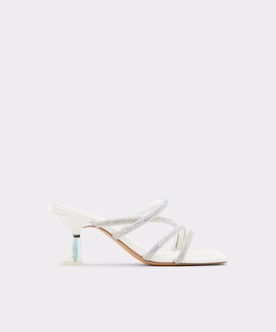 

Женские мюли из белой ткани Aldo, белый
