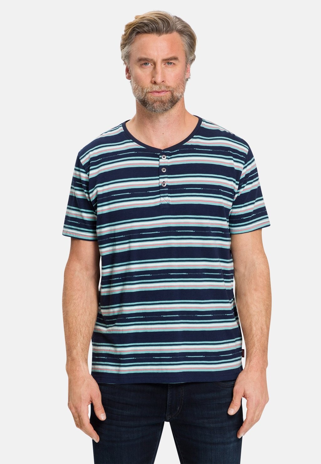 

Футболка с принтом Pioneer Authentic Jeans, синий