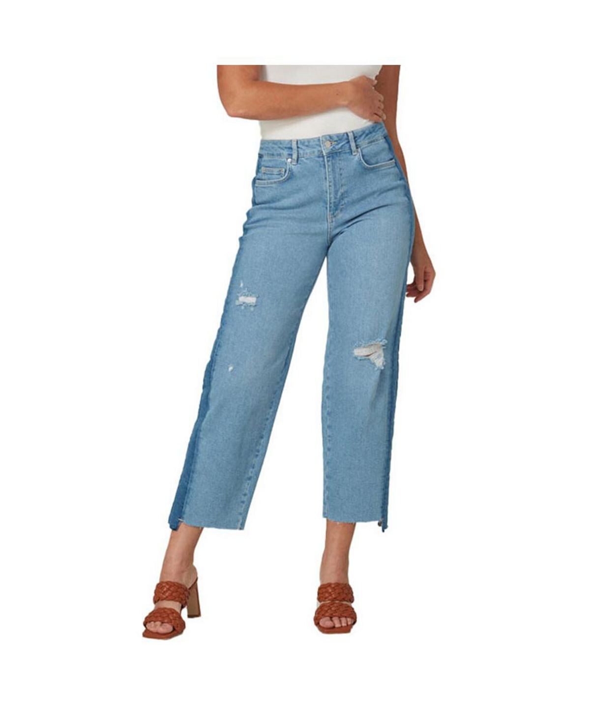 

Женские джинсы EDISON-TDE с высокой посадкой и подковой Lola Jeans