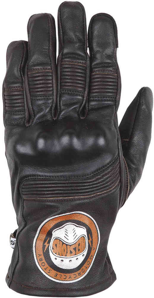 Летние мотоциклетные перчатки Piste Helstons, черно-коричневый