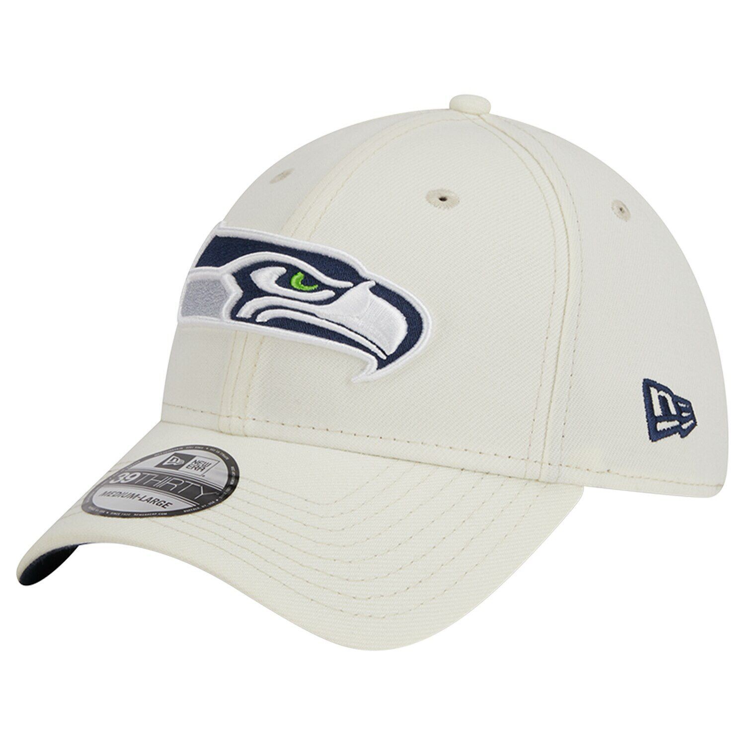 

Мужская кремовая кепка New Era Seattle Seahawks Classic 39THIRTY Flex Hat