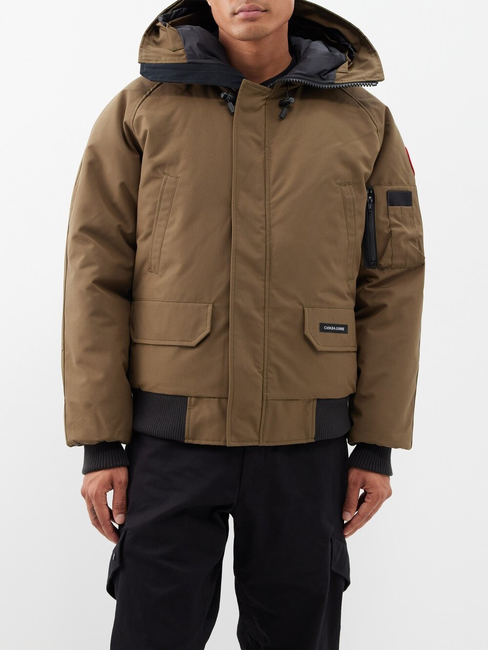 

Пуховик chilliwack с капюшоном Canada Goose, коричневый