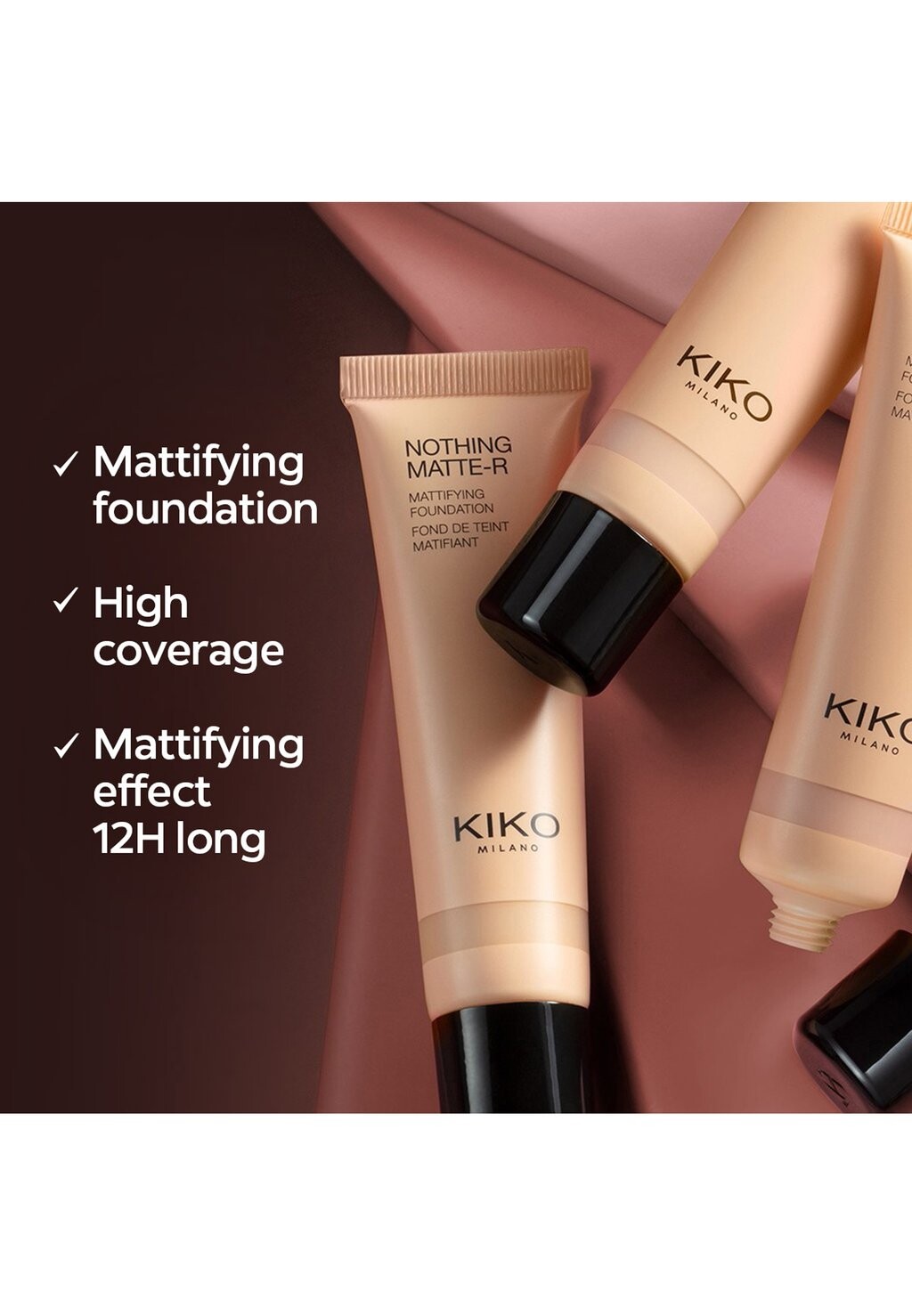 

Тональная основа Nothing Matte-R Mattifying Foundation KIKO Milano, нейтральный