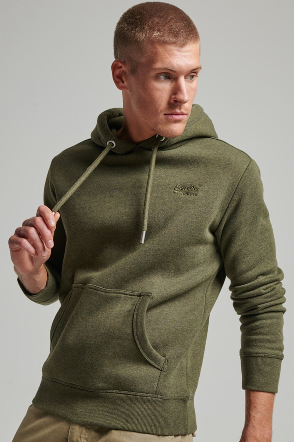 

Винтажная толстовка с вышитым логотипом Superdry, зеленый