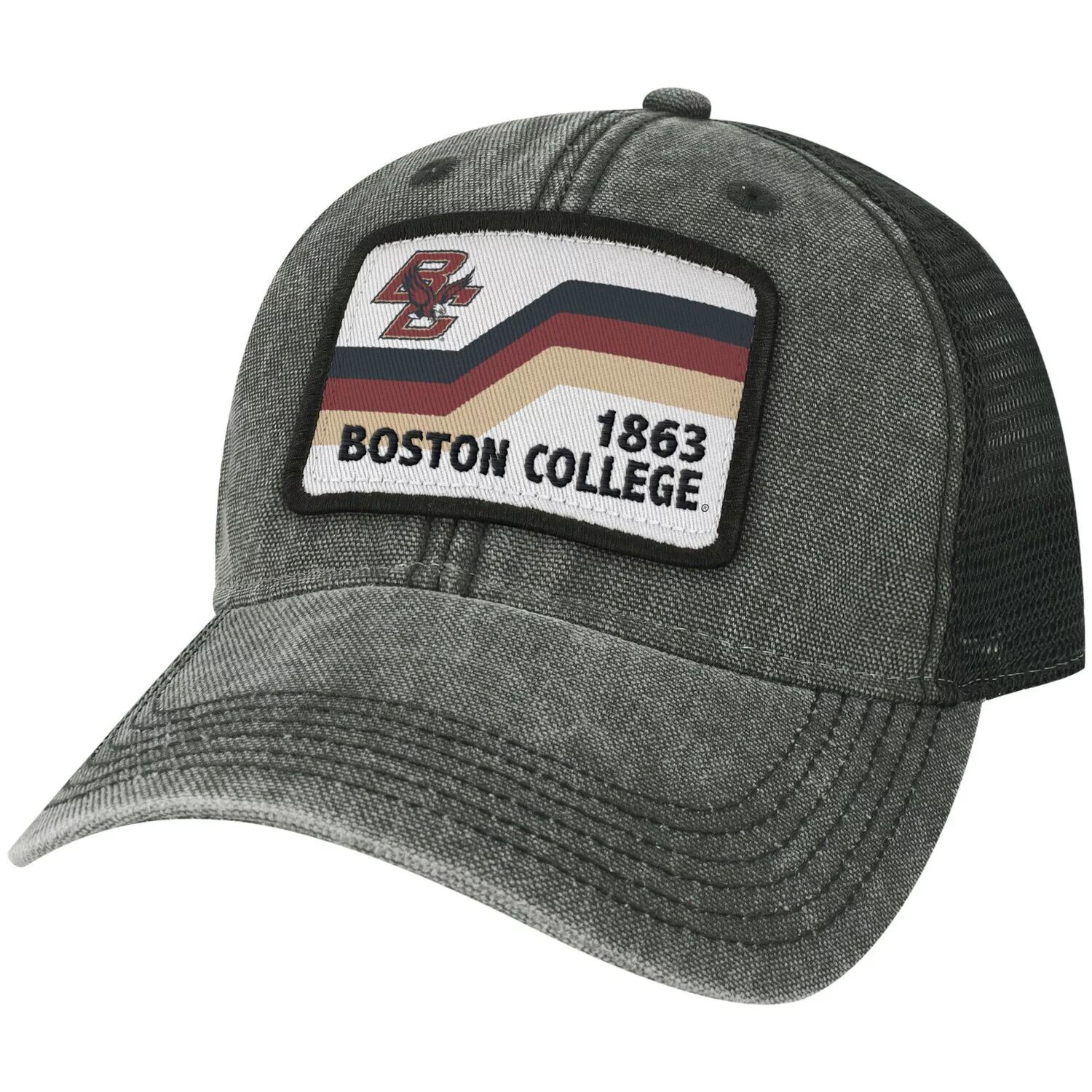 

Мужская черная кепка Boston College Eagles Sun & Bars Dashboard Trucker Snapback