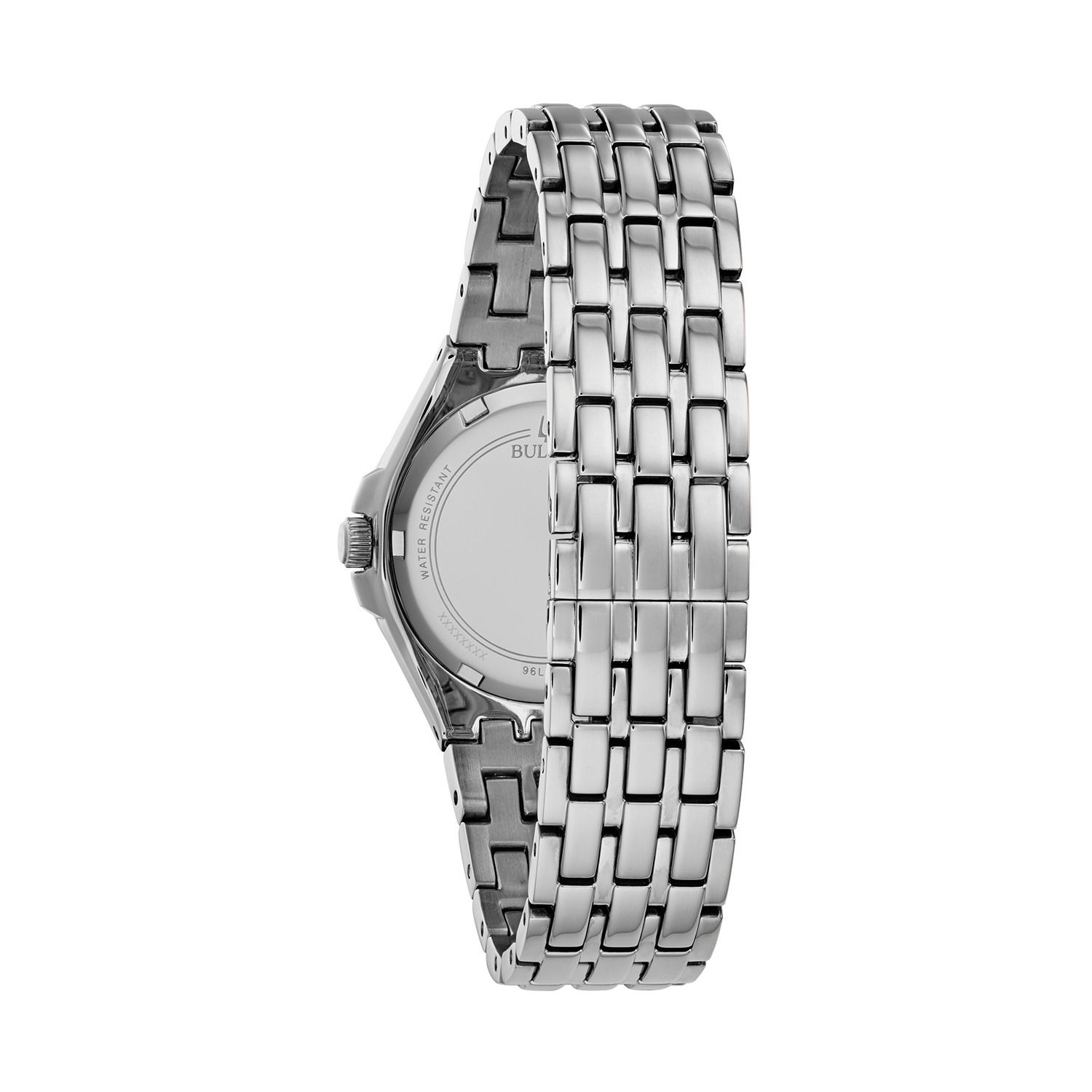 цена Женские часы Phantom из нержавеющей стали с кристаллами-багетом — 96L278 Bulova