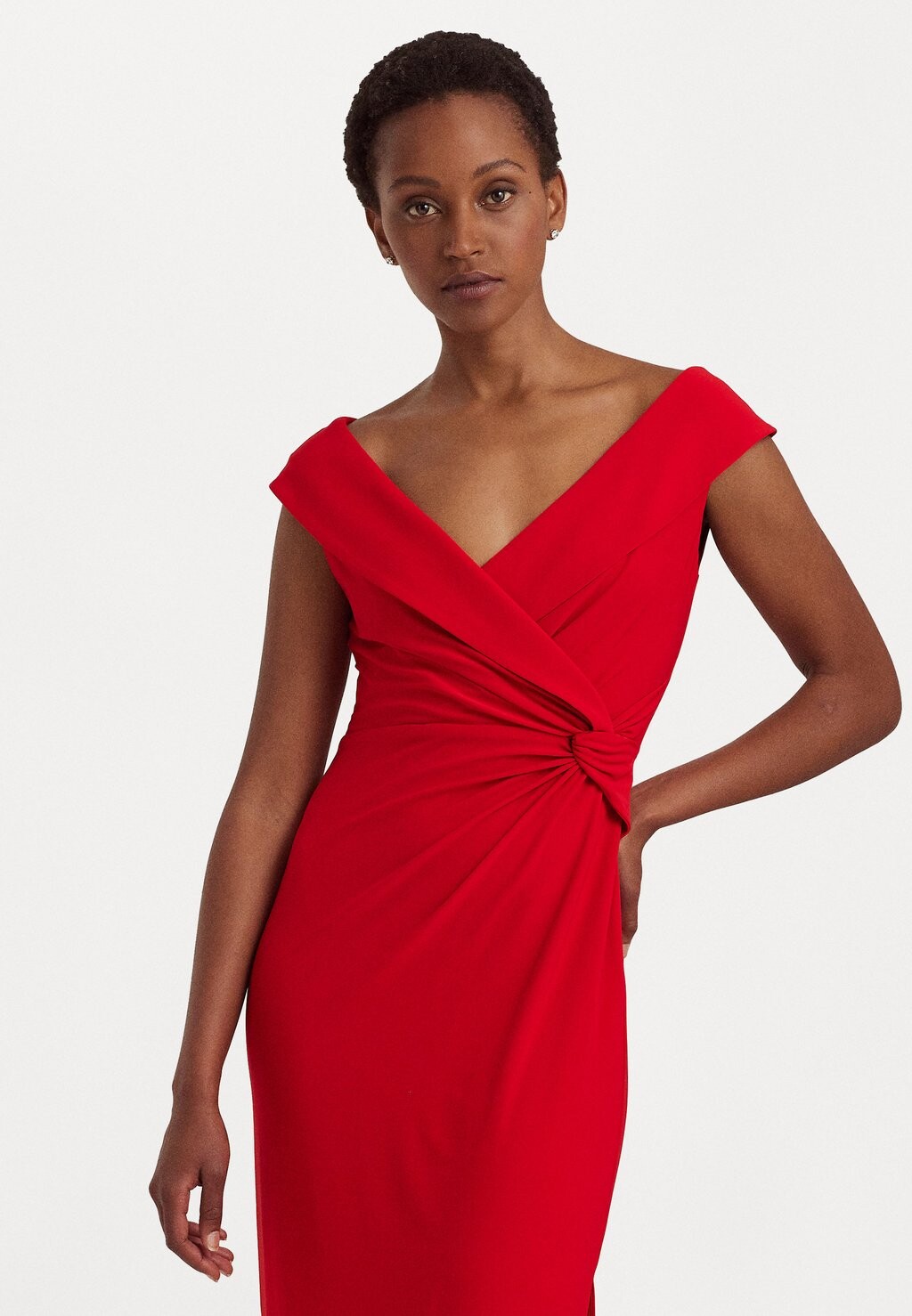 

Вечернее платье Leonidas Sleeveless Gown Lauren Ralph Lauren, цвет martin red