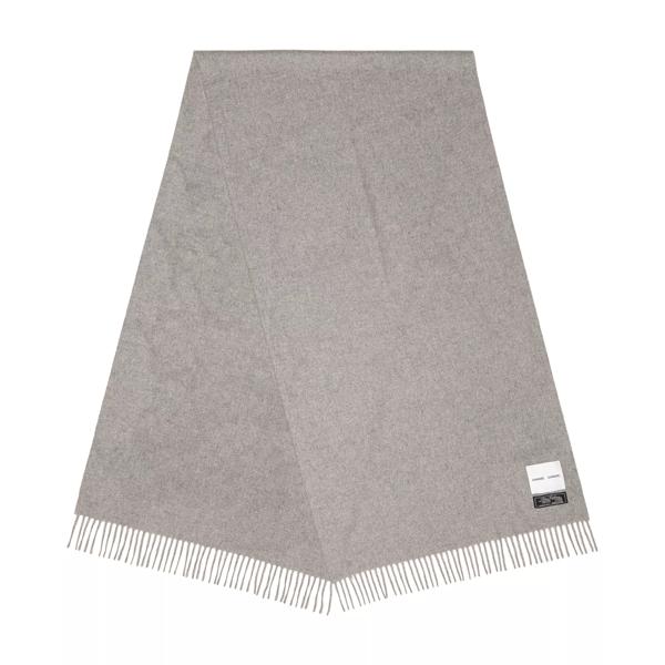 

Шарф accola maxi scarf grey Samsøe Samsøe, серый