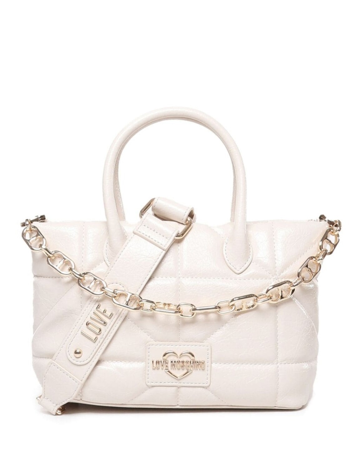 

Love Moschino сумка через плечо с логотипом, белый