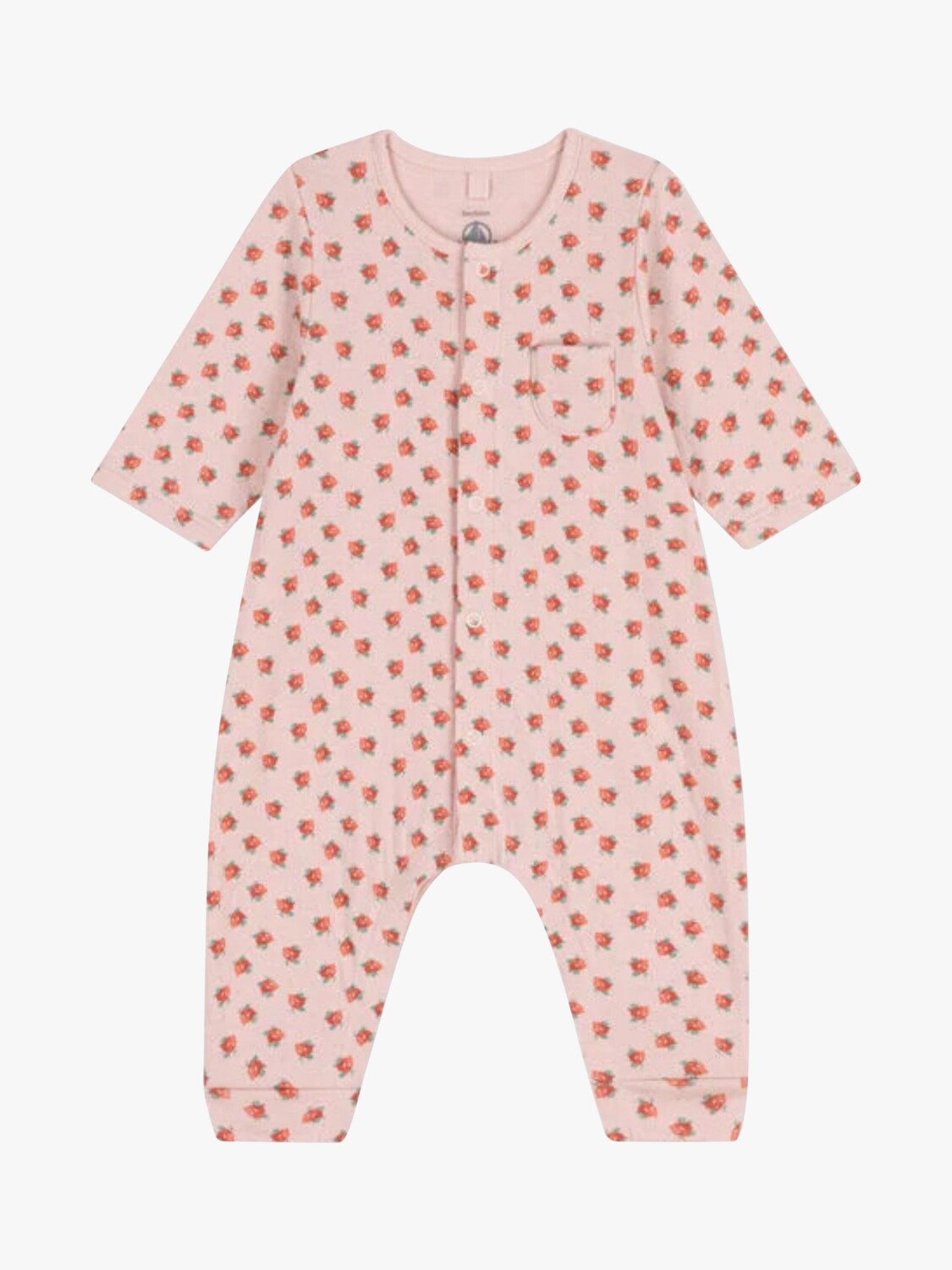 

Детский комбинезон с цветочным принтом Petit Bateau, мульти