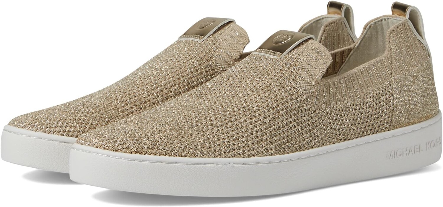 

Кроссовки Juno Knit Slip-On MICHAEL Michael Kors, цвет Pale Gold