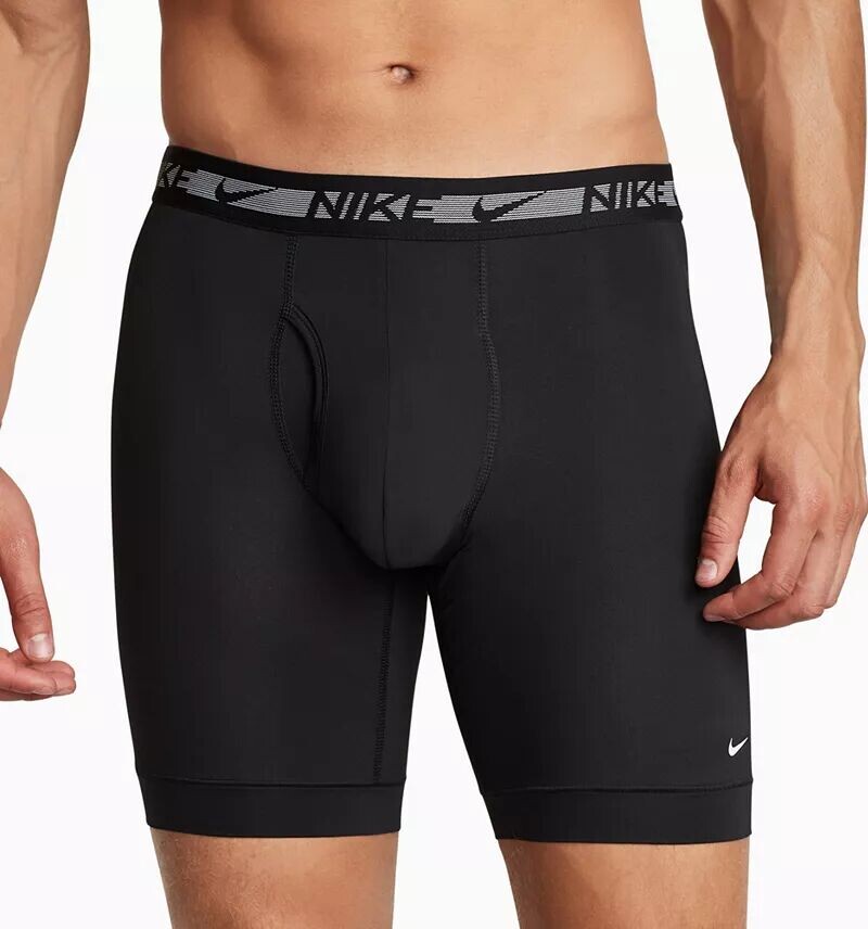 

Мужские трусы-боксеры Nike Dri-FIT Ultra Stretch Micro Long — 3 шт., черный