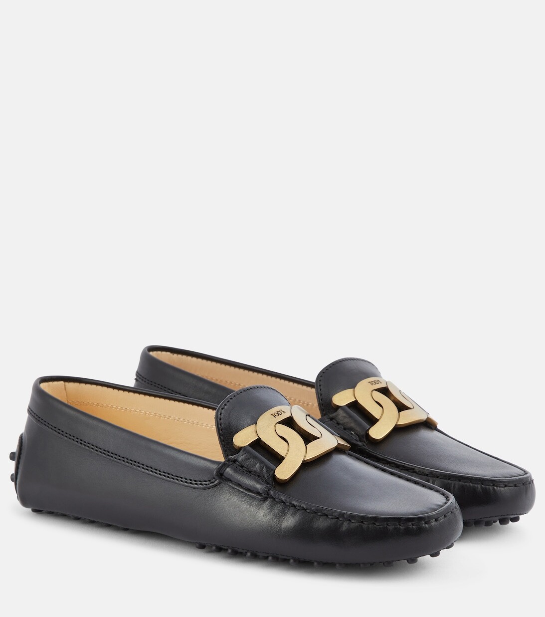 

Кожаные лоферы Kate Gommino Tod's, черный