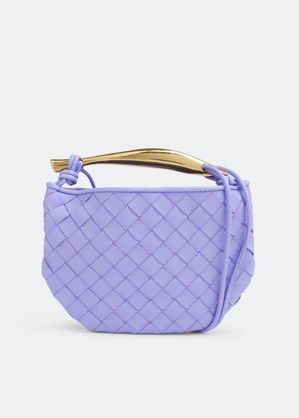 Сумка кросс-боди Bottega Veneta Mini Sardine, фиолетовый сумка кросс боди bottega veneta mini sardine фиолетовый
