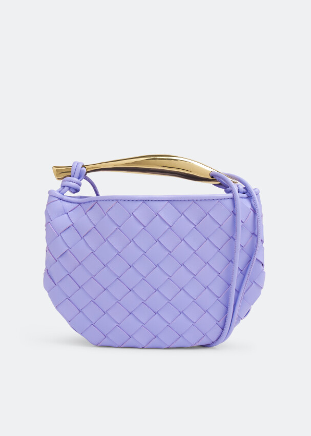 Сумка кросс-боди Bottega Veneta Mini Sardine, фиолетовый сумка кросс боди bottega veneta mini sardine фиолетовый