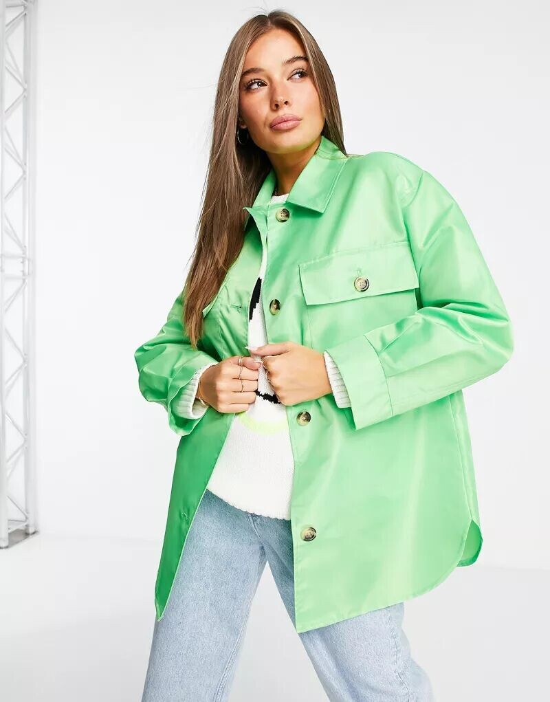 

Зеленая нейлоновая Куртка ASOS
